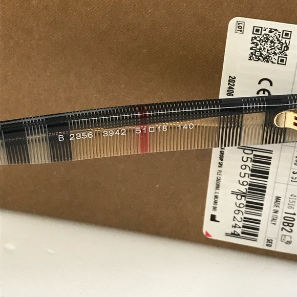 Burberry Jaqueline Demo Round Unisex Eyeglasses BE2356 - Picture 15 of 15